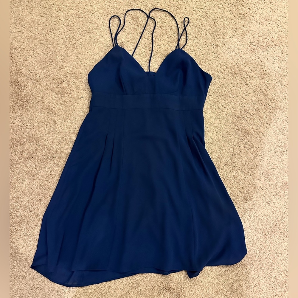 Express blue short dress, size small